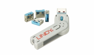 Lindy USB Port Blocker - Pack of 4 (7300-0107)